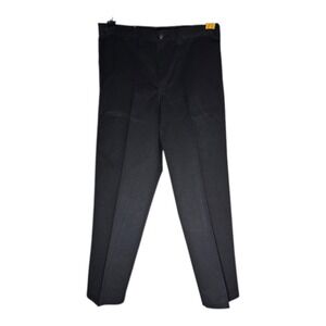 Dickies LP700BK Work Pants Mens 34x32 Black Good Straight Leg Twill Chinos